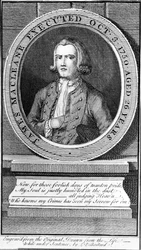 James Macleane stracony 3 października 1750 W wieku 26 lat, 1750